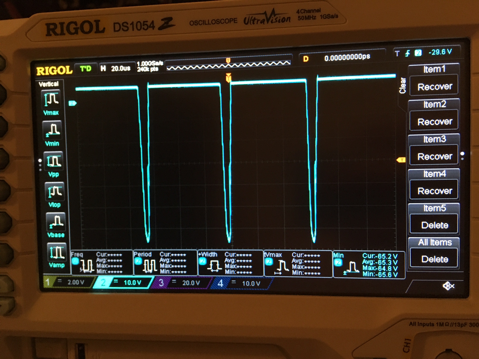 G1 pin from flyback on the scope