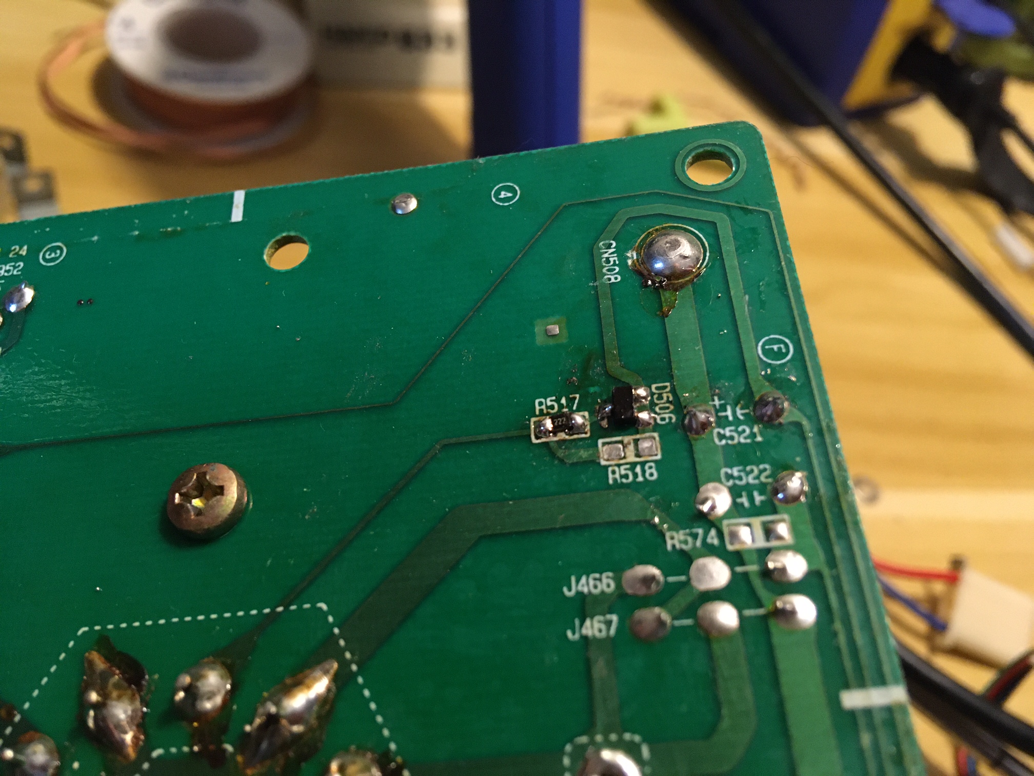 Populated G1 circuit on MS9