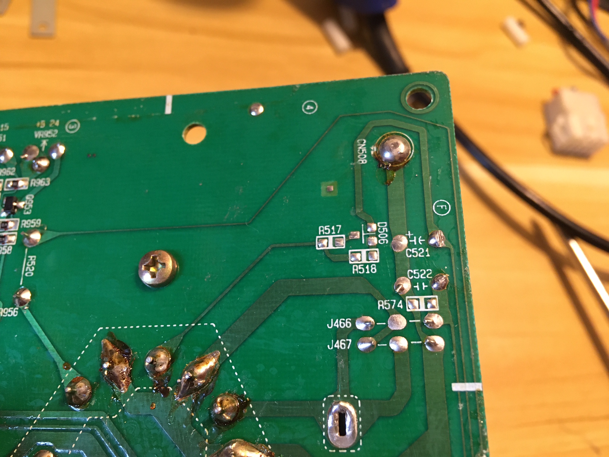 Location of unpopulated G1 circuit on MS9