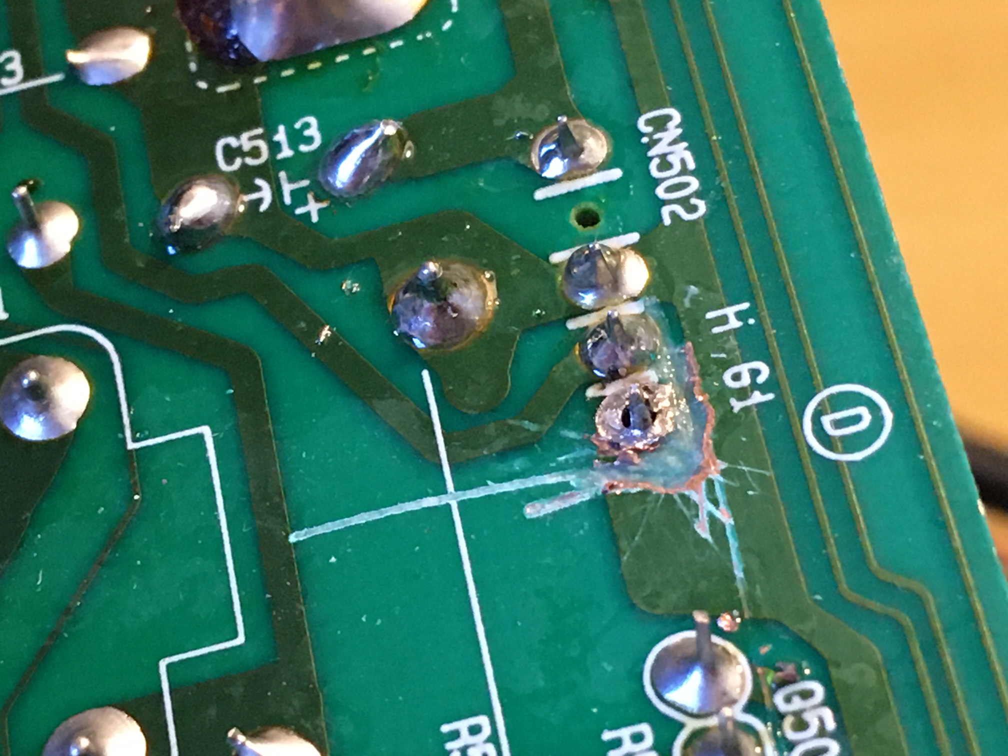 Early revision MS9 with trivial G1 voltage passing